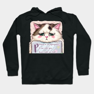 Pouting Cat Hoodie